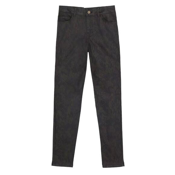 ZARA Z1975 Snakeskin Printed Denim Jeans Pants Waxed Finish 4 X‎ 26 - Picture 16 of 16